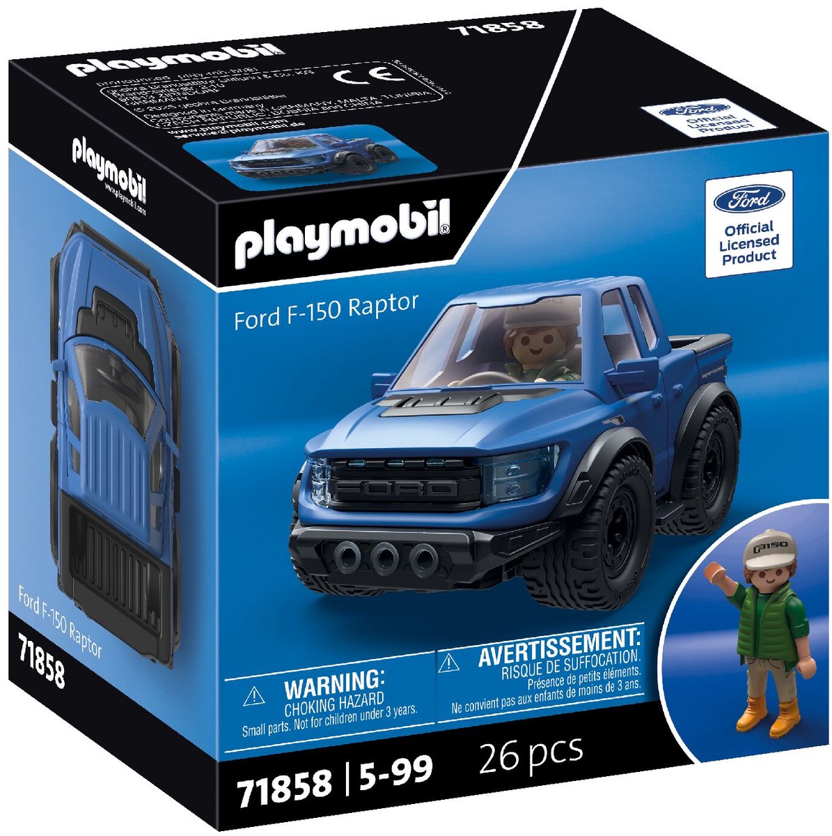 PLAYMOBIL | Collector Cars | Ford F- 150 Raptor | Modelauto voor volwassenen & kinderen | Cadeau voor autofans & verzamelaars | 71858